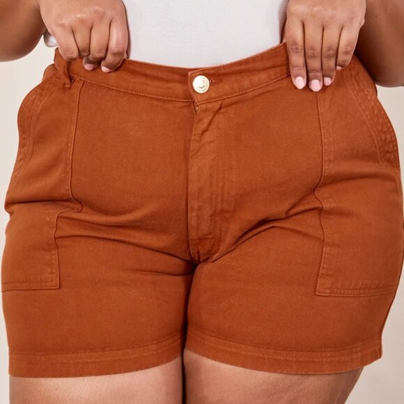Big Bud Press ☀️ Classic Work Shorts - Burnt Terracotta (Size Small) - Picture 2 of 10